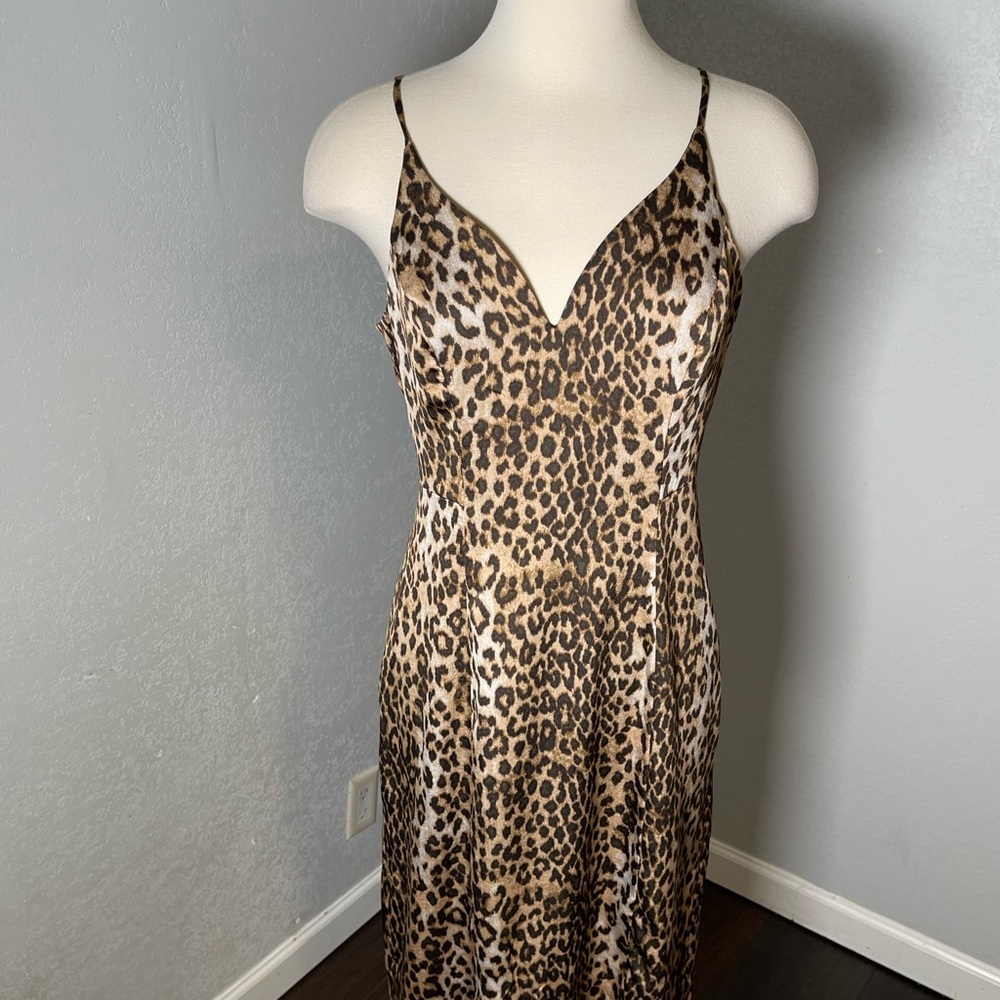 Express Leopard Print Dress - Picture 2 of 7